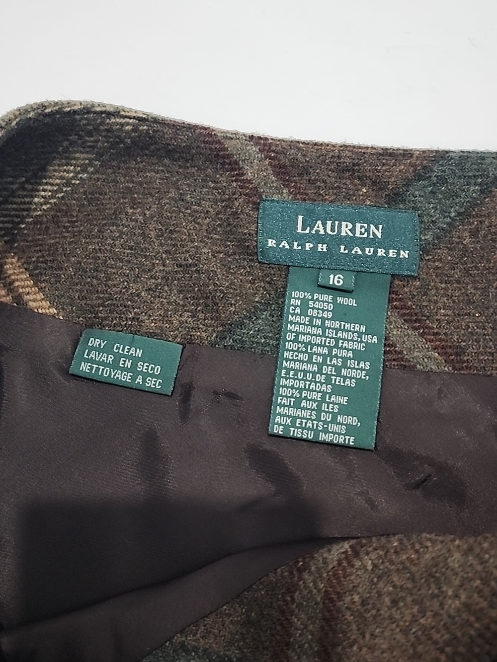 Ralph Lauren Vintage Wool Skirt - Picture 8 of 9